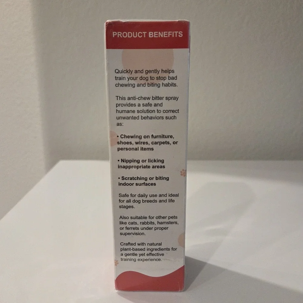 Anti Chew Bitter Deterrent Spray for Dogs Puppies Stop Chewing Scratching 5 Oz